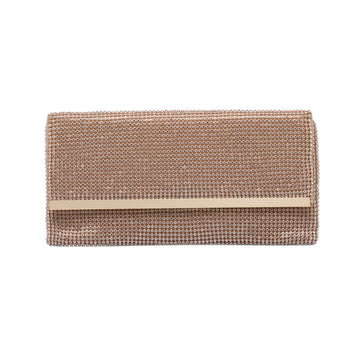 Clutch oro da donna con strass Lora Ferres, Borse e accessori Donna, SKU b514000317, Immagine 0